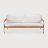 Jack outdoor sofa - teak - Off White fabric - 2+ seater White Cliff Studio Outdoor Sofa