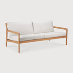 Jack outdoor sofa - teak - Off White fabric - 2+ seater White Cliff Studio Outdoor Sofa