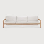 Jack outdoor sofa - teak - Off White fabric - 3+ seater White Cliff Studio Outdoor Sofa