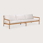 Jack outdoor sofa - teak - Off White fabric - 3+ seater White Cliff Studio Outdoor Sofa