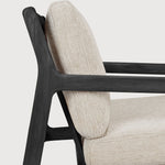 Jack outdoor sofa - varnished teak - black - Natural fabric - 2+ seater White Cliff Studio Outdoor Sofa