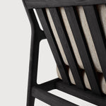 Jack outdoor sofa - varnished teak - black - Natural fabric - 2+ seater White Cliff Studio Outdoor Sofa