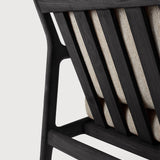 Jack outdoor sofa - varnished teak - black - Natural fabric - 2+ seater White Cliff Studio Outdoor Sofa