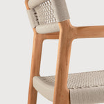 Jack Woven Outdoor Dining Chair White Cliff Studio Outdoor Dining Chairs