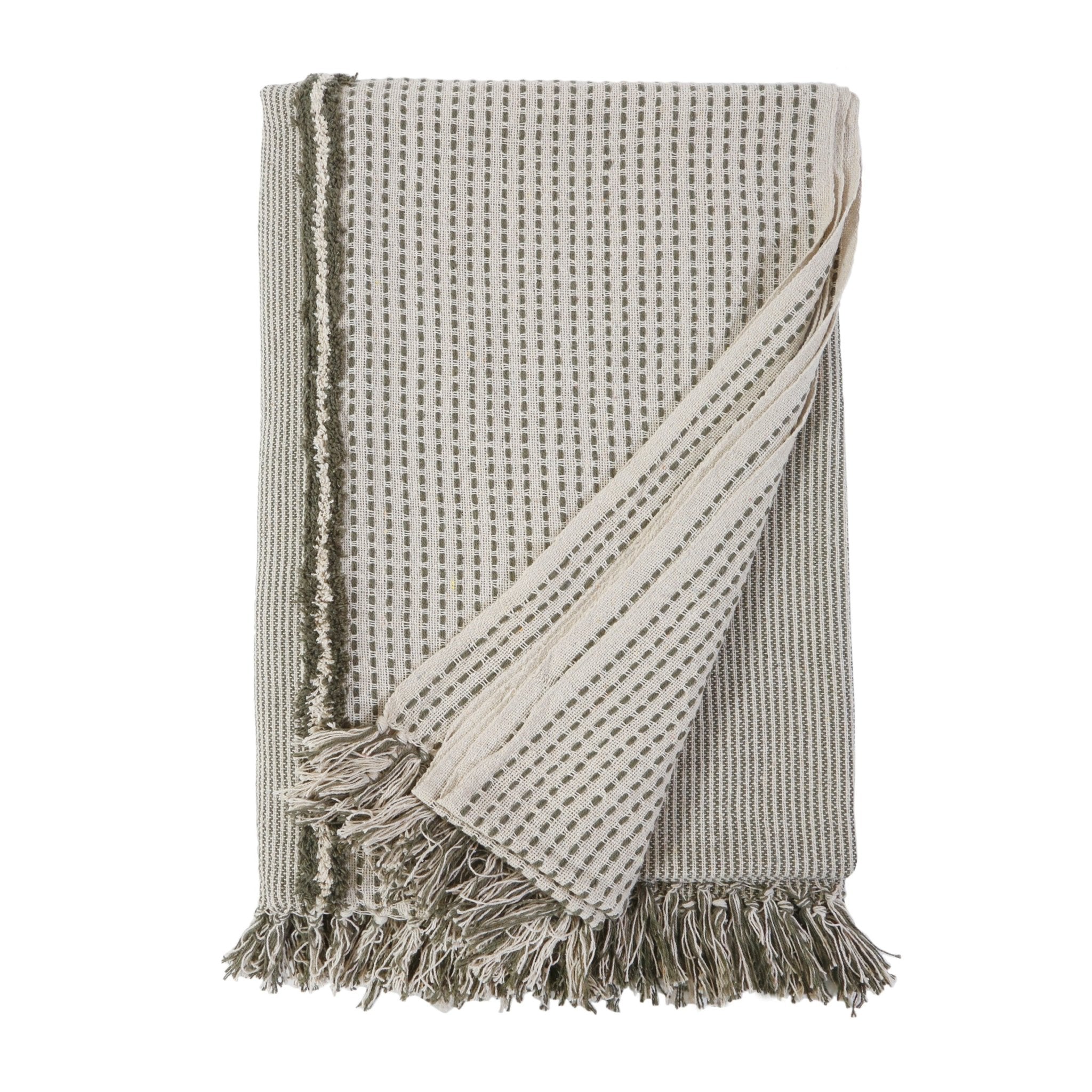 Jagger Oversized Throw White Cliff Studio Throws