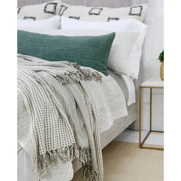 Jagger Oversized Throw White Cliff Studio Throw Blankets