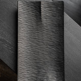 Japan board - varnished mahogany - black White Cliff Studio Trays