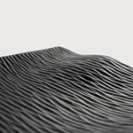 Japan board - varnished mahogany - black White Cliff Studio Trays