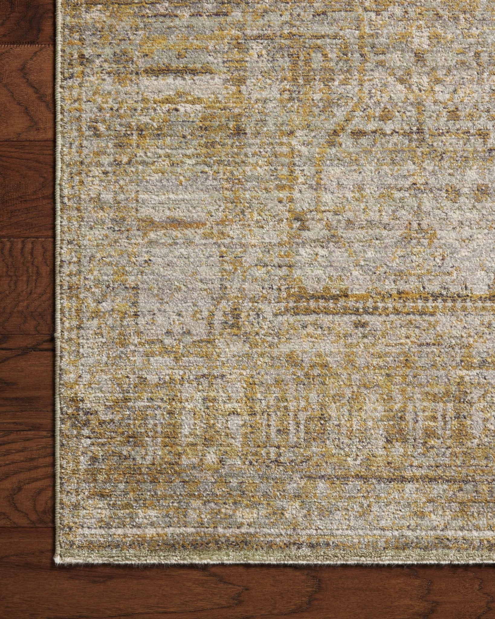 Jean Stoffer x Loloi Bradbury Dove / Gold 10' - 0" x 14' - 0" Area Rug White Cliff Studio Area Rugs
