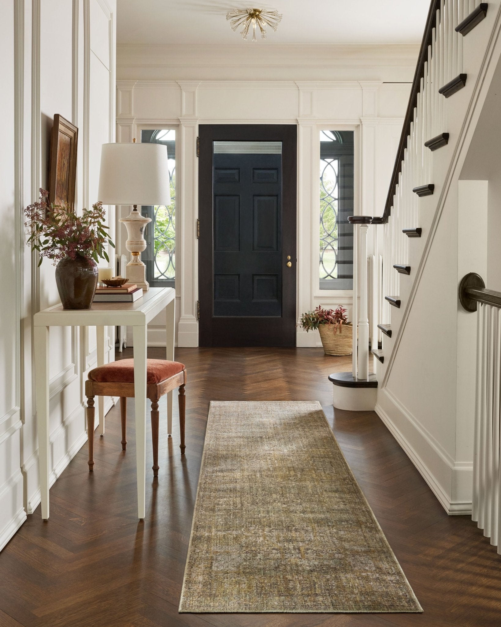 Jean Stoffer x Loloi Bradbury Dove / Gold 10' - 0" x 14' - 0" Area Rug White Cliff Studio Area Rugs