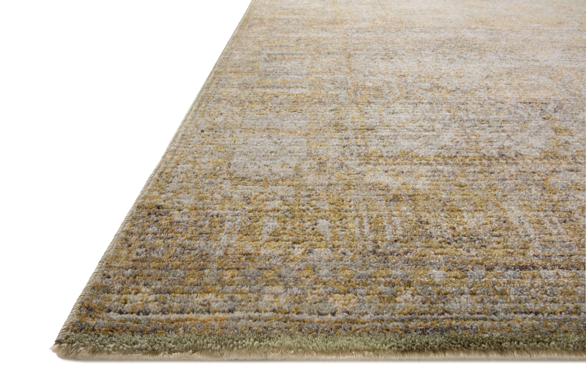 Jean Stoffer x Loloi Bradbury Dove / Gold 10' - 0" x 14' - 0" Area Rug White Cliff Studio Area Rugs
