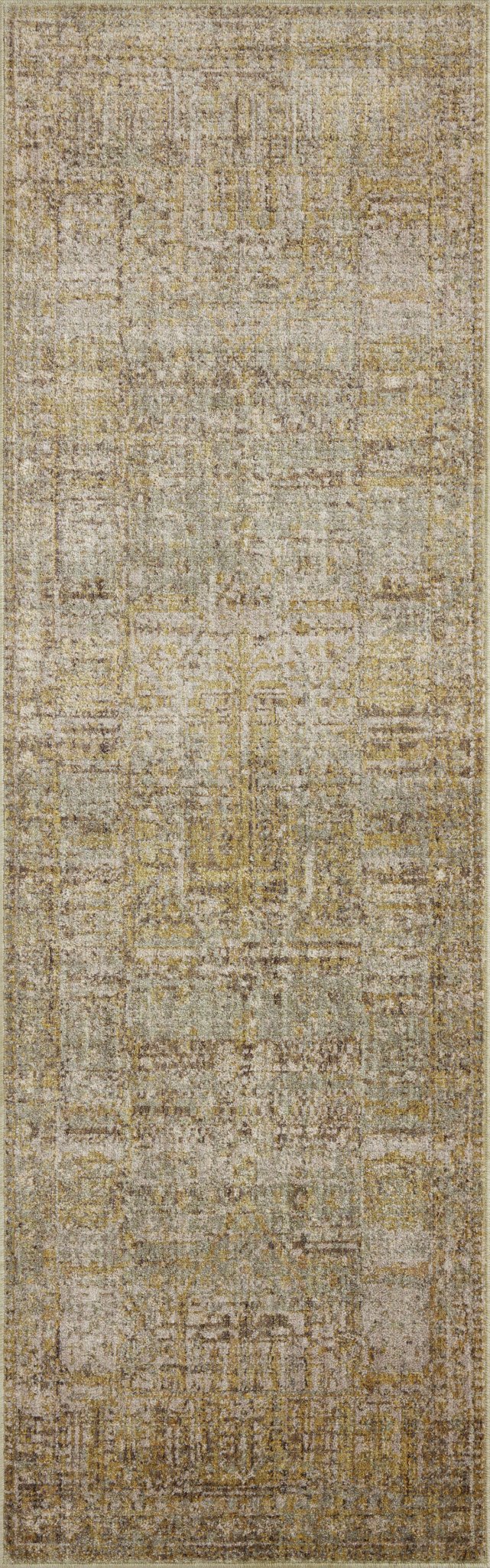 Jean Stoffer x Loloi Bradbury Dove / Gold 10' - 0" x 14' - 0" Area Rug White Cliff Studio Area Rugs
