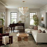 Jean Stoffer x Loloi Bradbury Dove / Gold 10' - 0" x 14' - 0" Area Rug White Cliff Studio Area Rugs