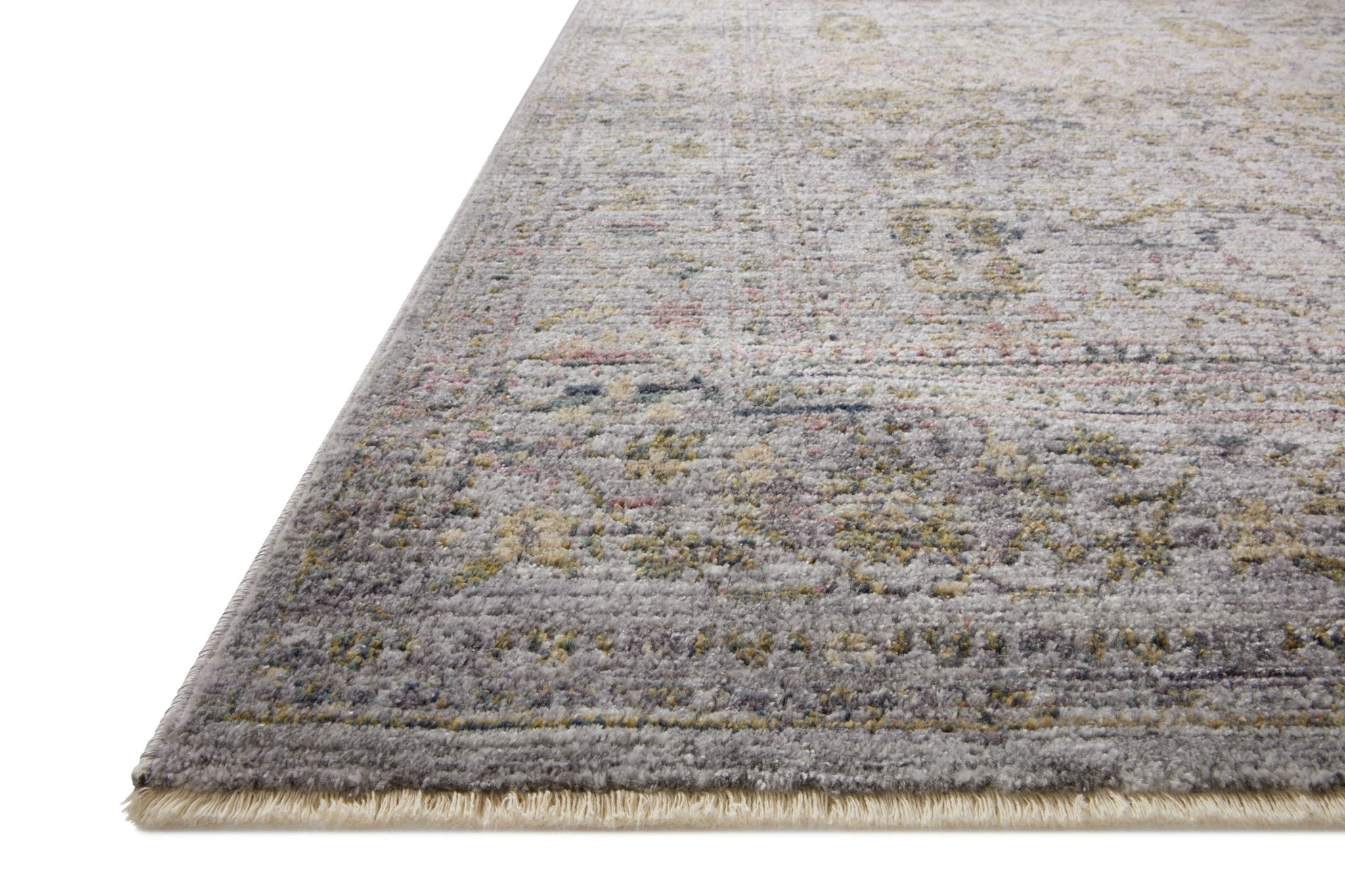 Jean Stoffer x Loloi Bradbury Grey / Multi 10' - 0" x 14' - 0" Area Rug White Cliff Studio Area Rugs
