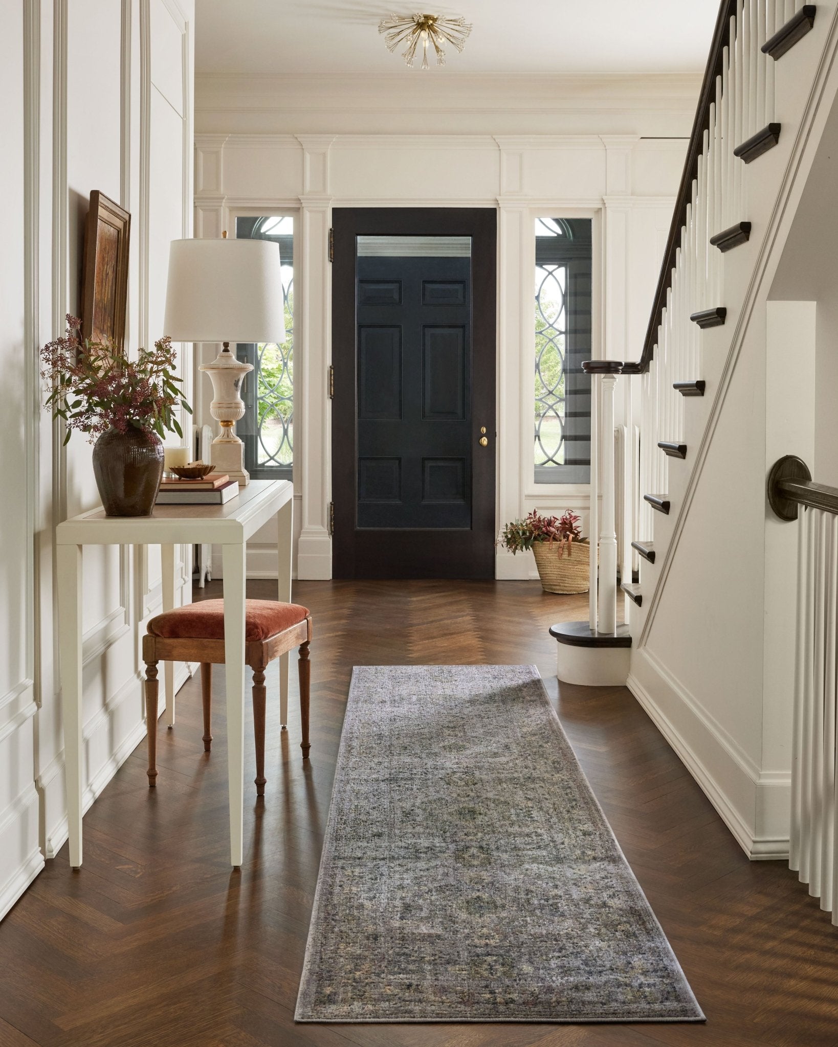 Jean Stoffer x Loloi Bradbury Grey / Multi 10' - 0" x 14' - 0" Area Rug White Cliff Studio Area Rugs