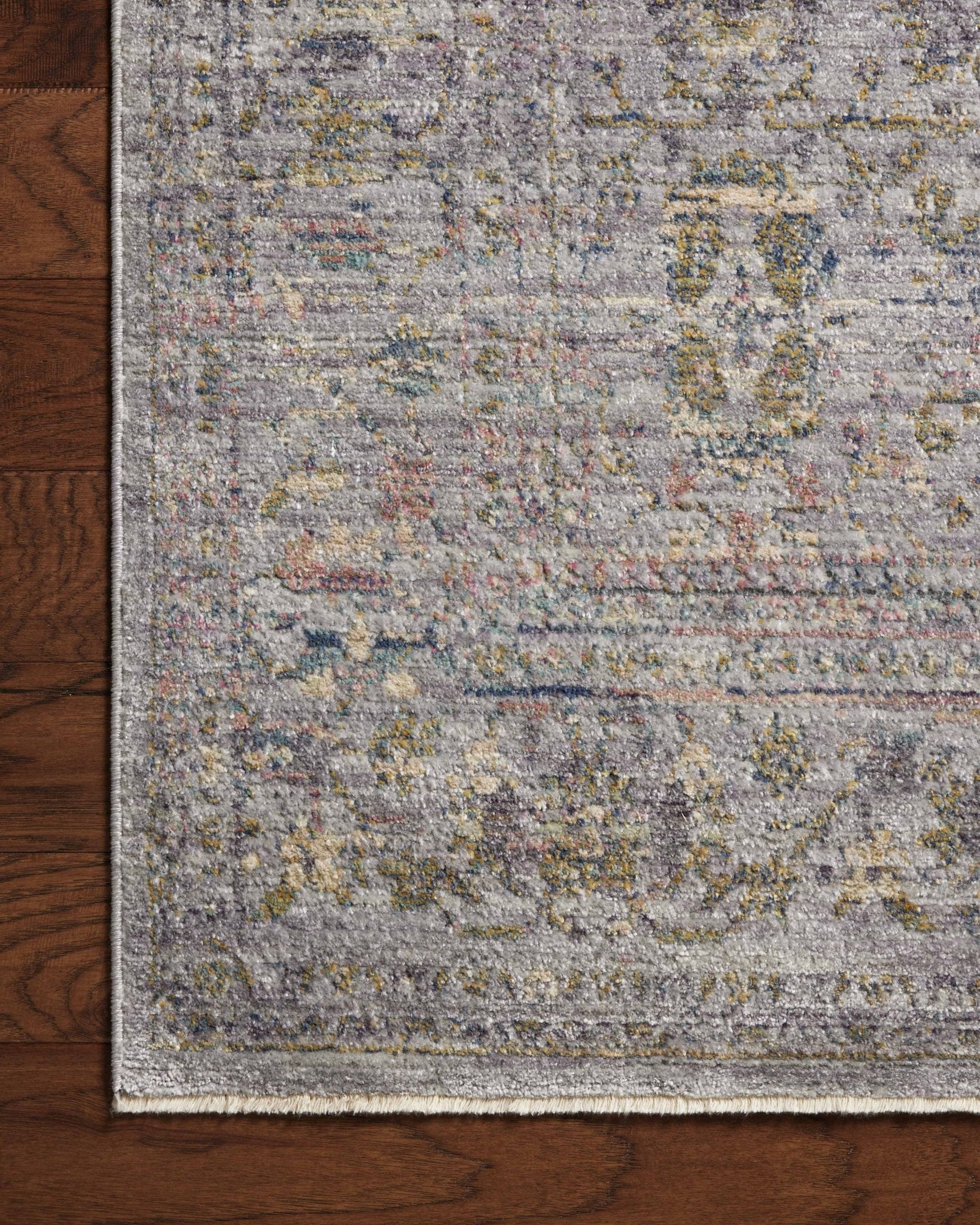 Jean Stoffer x Loloi Bradbury Grey / Multi 10' - 0" x 14' - 0" Area Rug White Cliff Studio Area Rugs