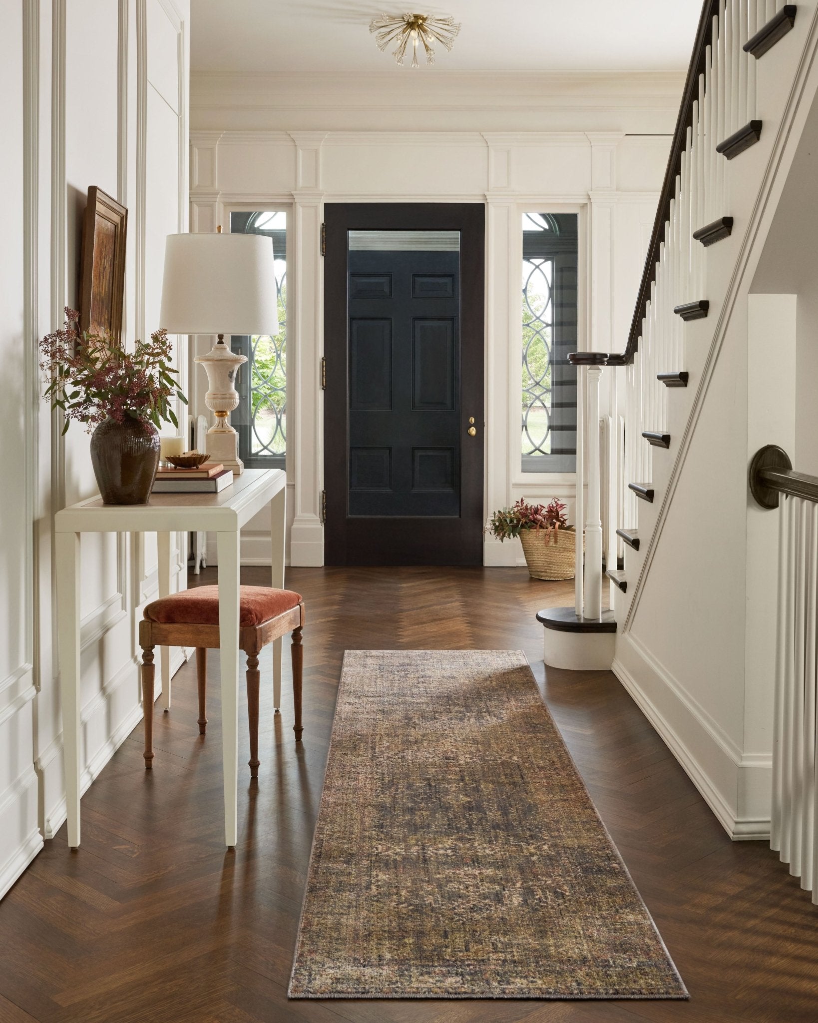 Jean Stoffer x Loloi Bradbury Ink / Multi 10' - 0" x 14' - 0" Area Rug White Cliff Studio Area Rugs