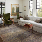 Jean Stoffer x Loloi Bradbury Ink / Multi 10' - 0" x 14' - 0" Area Rug White Cliff Studio Area Rugs