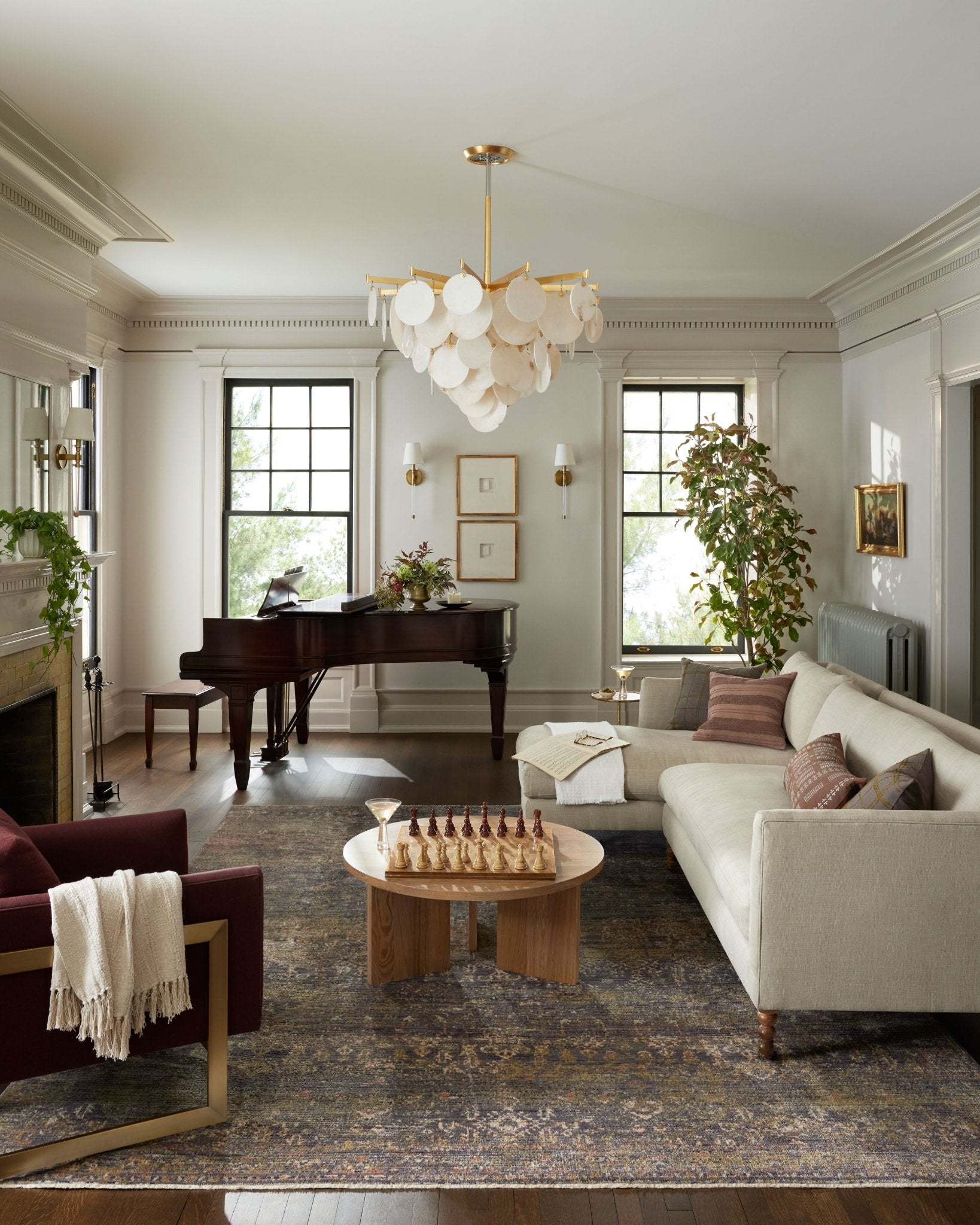 Jean Stoffer x Loloi Bradbury Ink / Multi 10' - 0" x 14' - 0" Area Rug White Cliff Studio Area Rugs