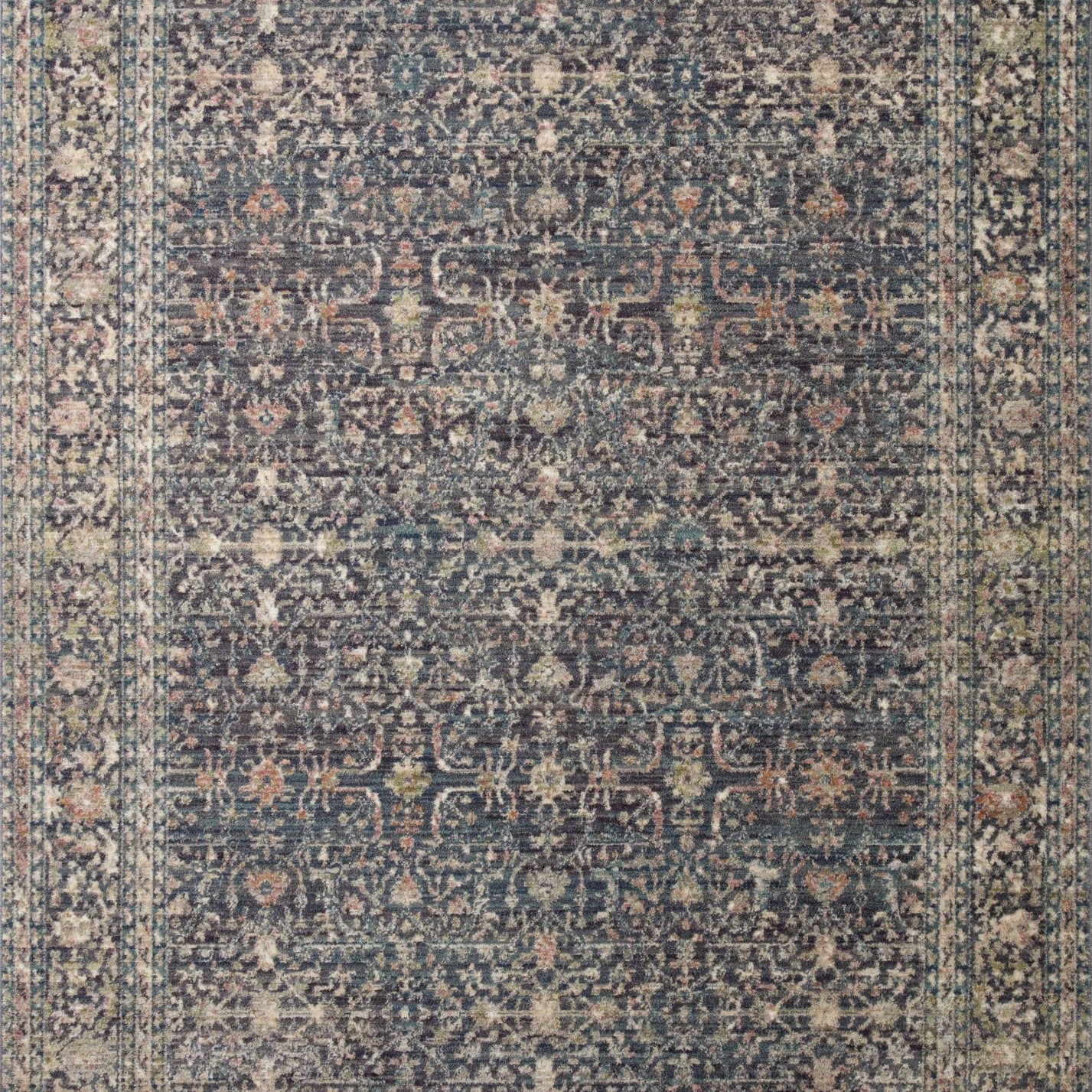 Jean Stoffer x Loloi Bradbury Midnight/ Multi 10' - 0" x 14' - 0" Area Rug White Cliff Studio Area Rugs