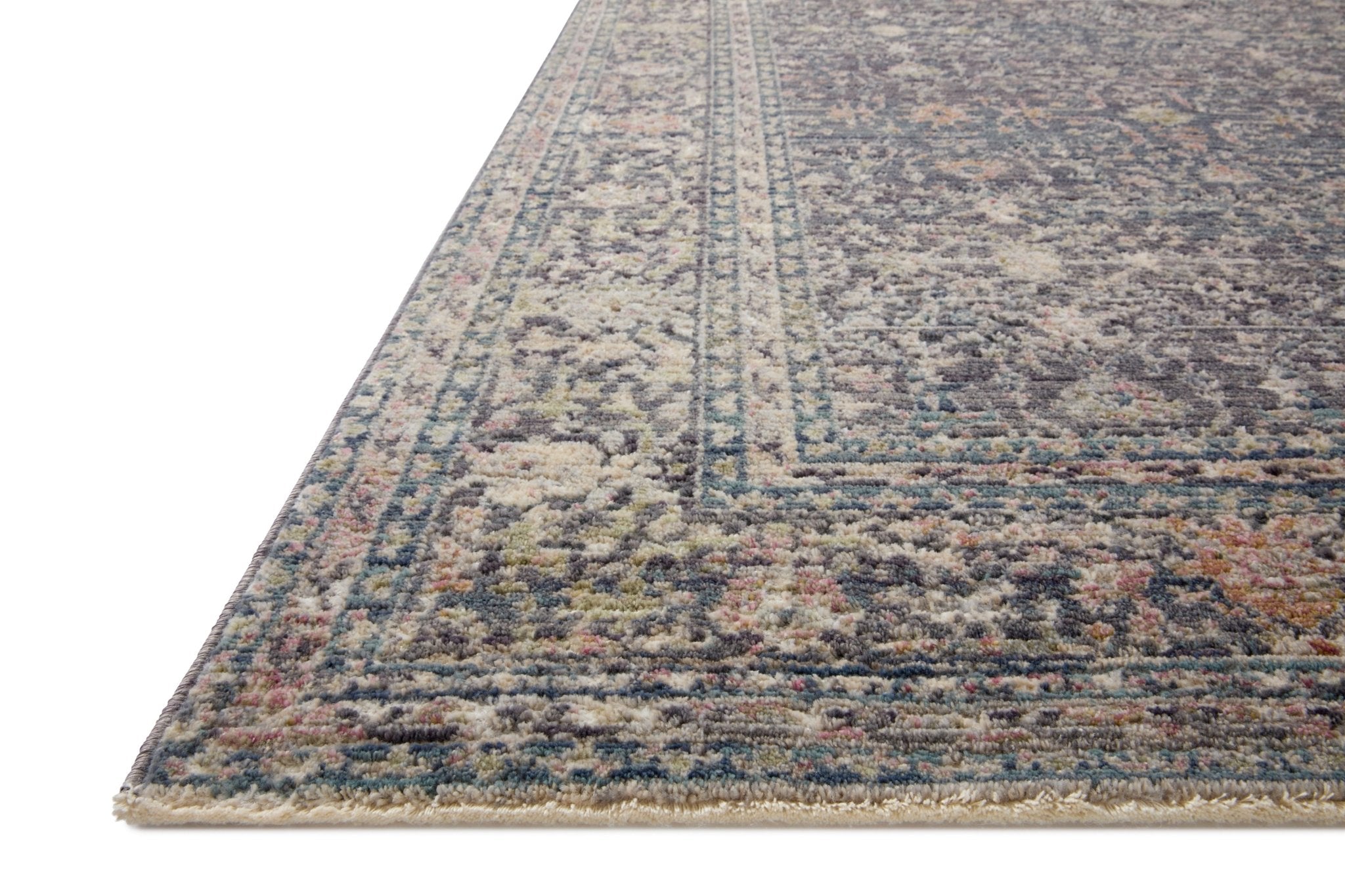 Jean Stoffer x Loloi Bradbury Midnight/ Multi 10' - 0" x 14' - 0" Area Rug White Cliff Studio Area Rugs