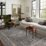 Jean Stoffer x Loloi Bradbury Midnight/ Multi 10' - 0" x 14' - 0" Area Rug White Cliff Studio Area Rugs