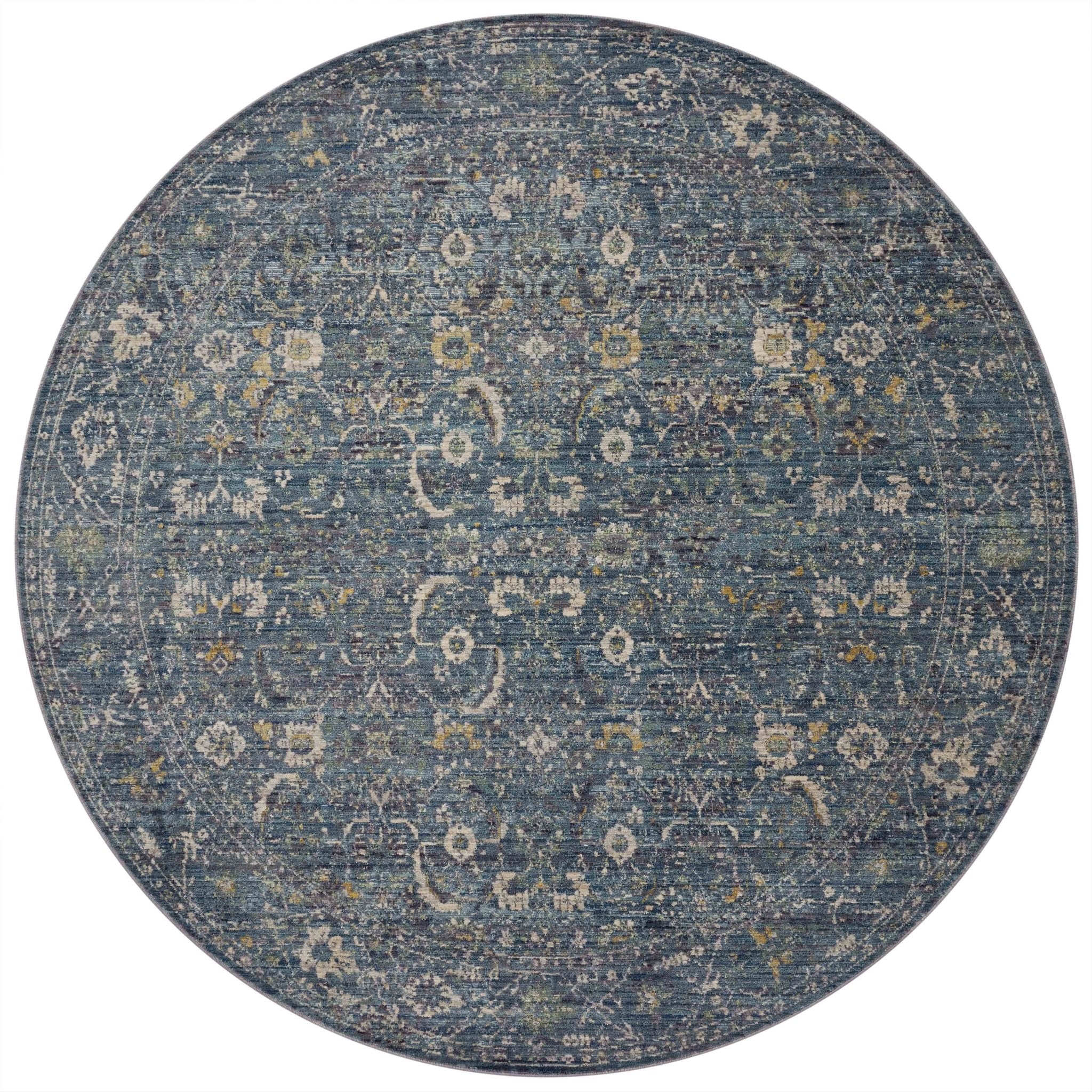 Jean Stoffer x Loloi Bradbury Ocean / Gold 10' - 0" x 14' - 0" Area Rug White Cliff Studio Area Rugs