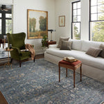 Jean Stoffer x Loloi Bradbury Ocean / Gold 10' - 0" x 14' - 0" Area Rug White Cliff Studio Area Rugs