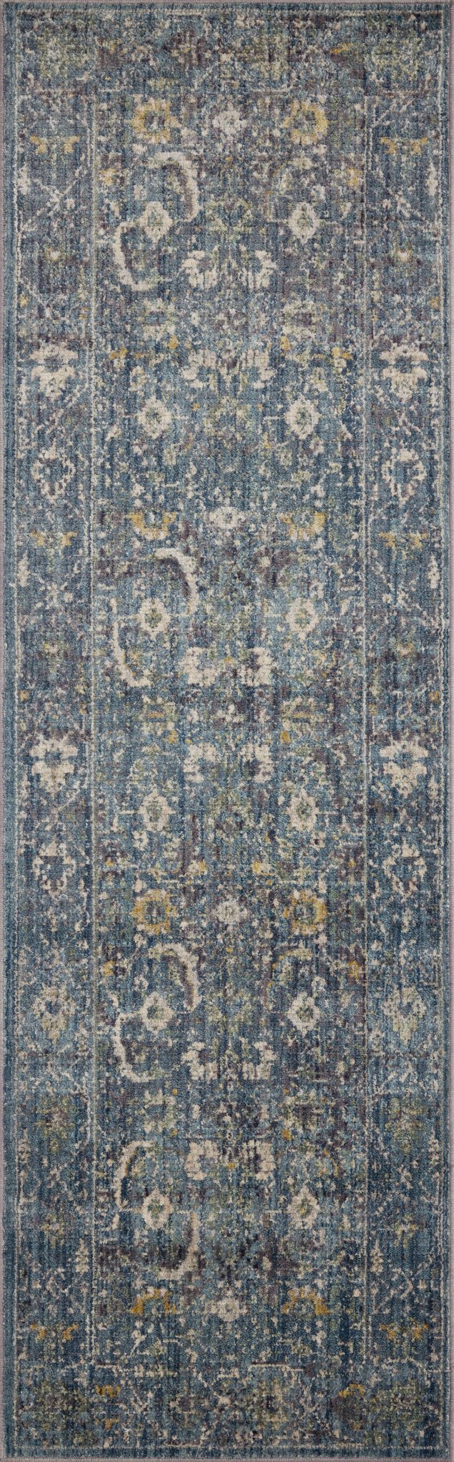 Jean Stoffer x Loloi Bradbury Ocean / Gold 10' - 0" x 14' - 0" Area Rug White Cliff Studio Area Rugs