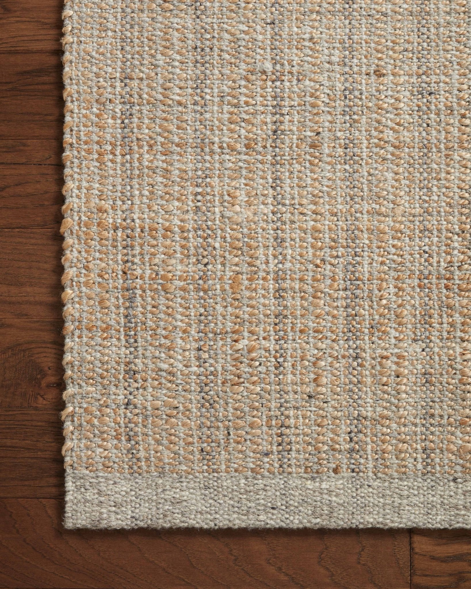 Jean Stoffer x Loloi Cornwall Lt Grey / Natural 11' - 6" x 15' Area Rug White Cliff Studio Area Rugs