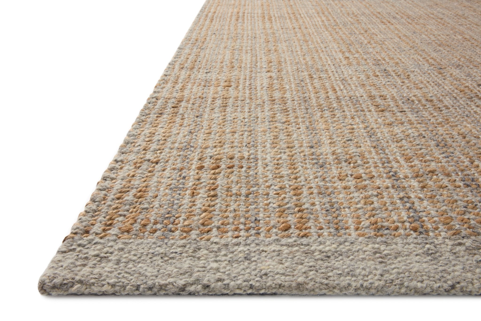 Jean Stoffer x Loloi Cornwall Lt Grey / Natural 11' - 6" x 15' Area Rug White Cliff Studio Area Rugs