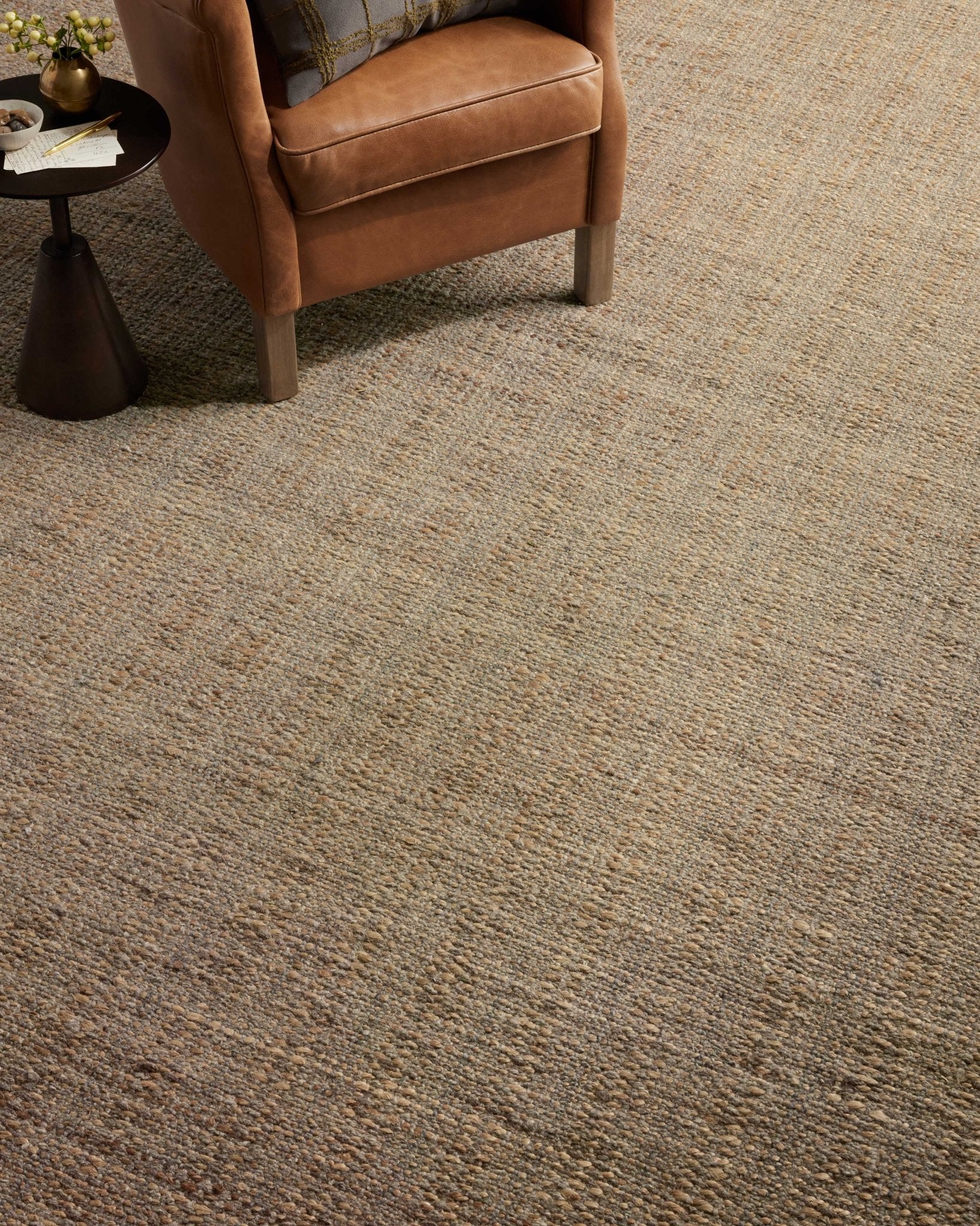 Jean Stoffer x Loloi Cornwall Mocha / Natural 11' - 6" x 15' Area Rug White Cliff Studio Area Rugs