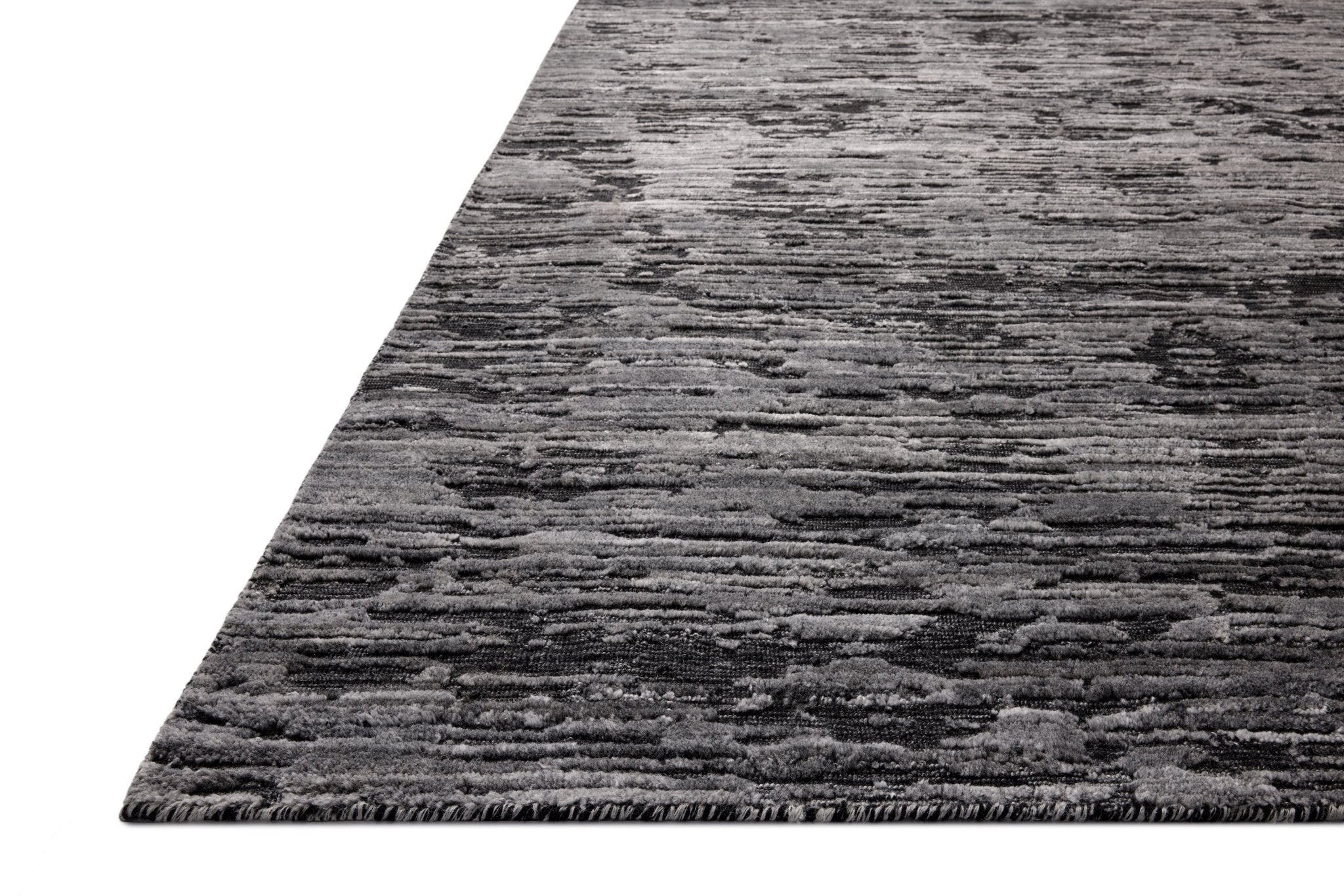 Jean Stoffer x Loloi Daniel Charcoal 11' - 6" x 15' Accent Rug White Cliff Studio Area Rugs