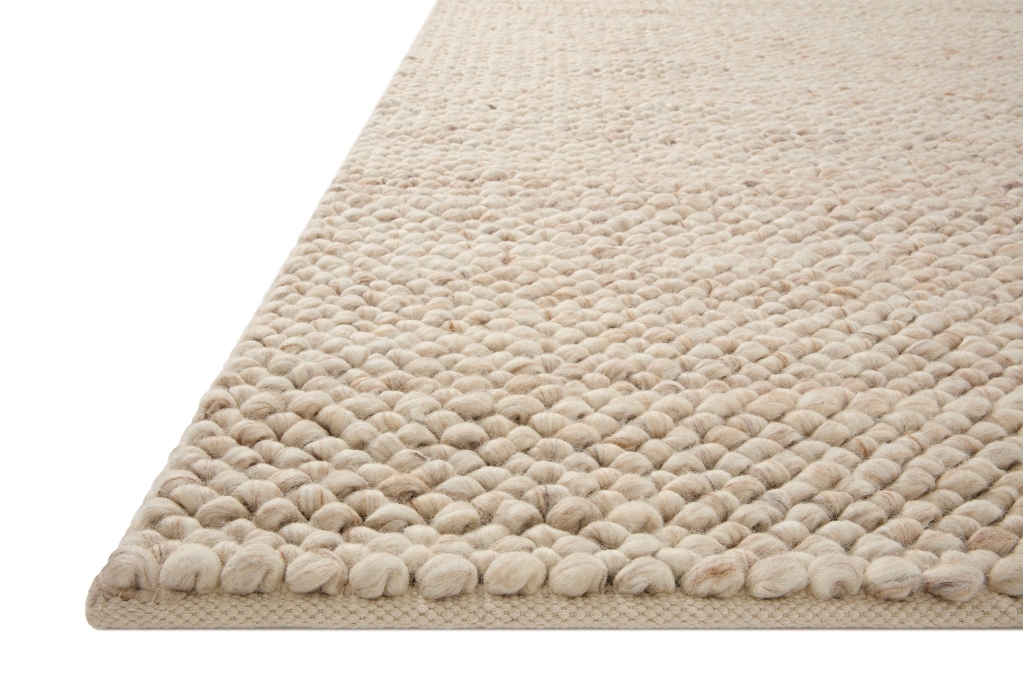 Jean Stoffer x Loloi Hendrick Natural 11' - 6" x 15' Area Rug White Cliff Studio Area Rugs