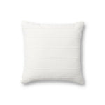 Jean Stoffer x Loloi Julia Ivory 18'' x 18'' Cover w/Down Pillow White Cliff Studio Throw Pillows