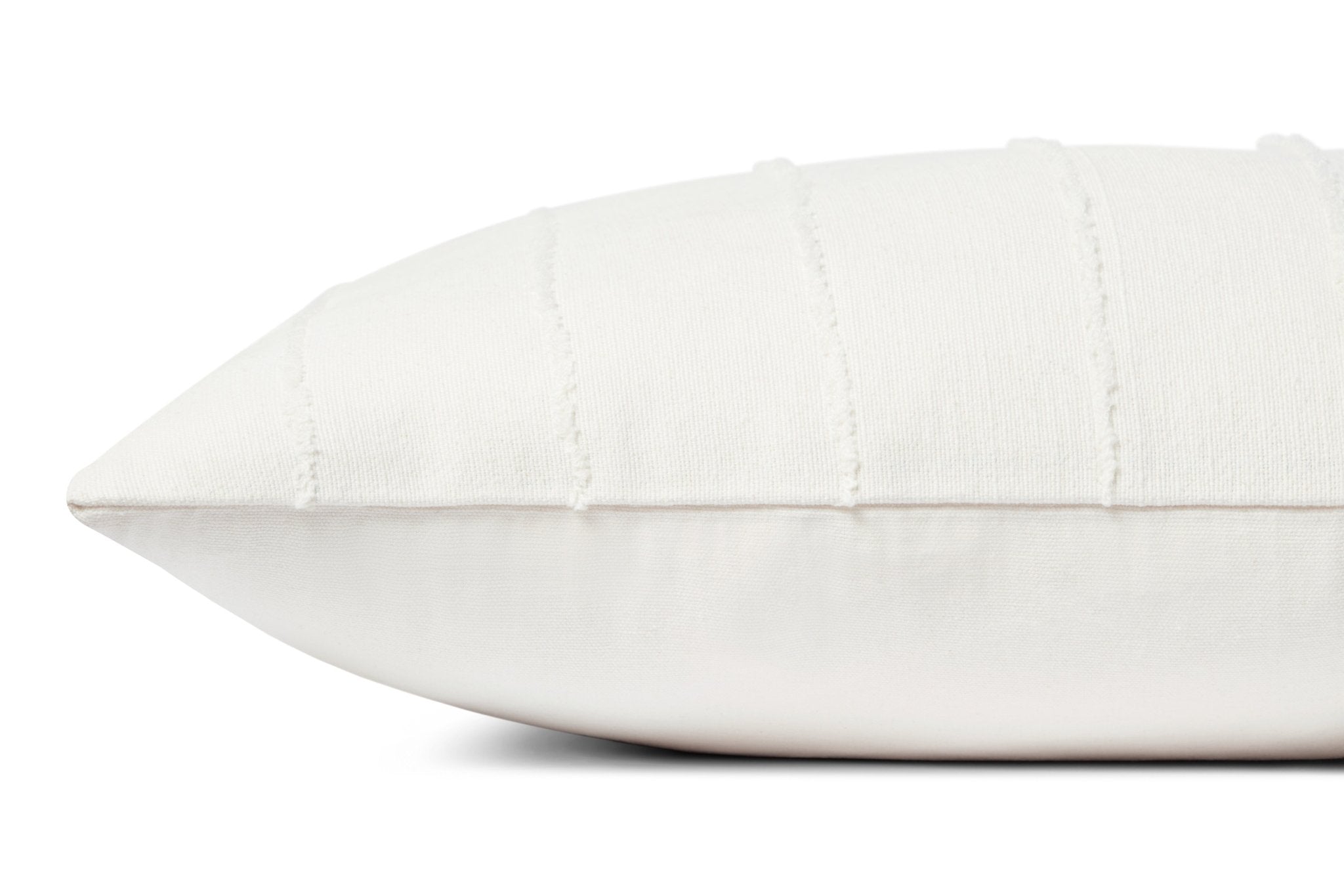 Jean Stoffer x Loloi Julia Ivory 18'' x 18'' Cover w/Down Pillow White Cliff Studio Throw Pillows
