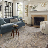 Jean Stoffer x Loloi Katherine Charcoal / Gold 11' - 6" x 15' - 7" Area Rug White Cliff Studio Area Rugs