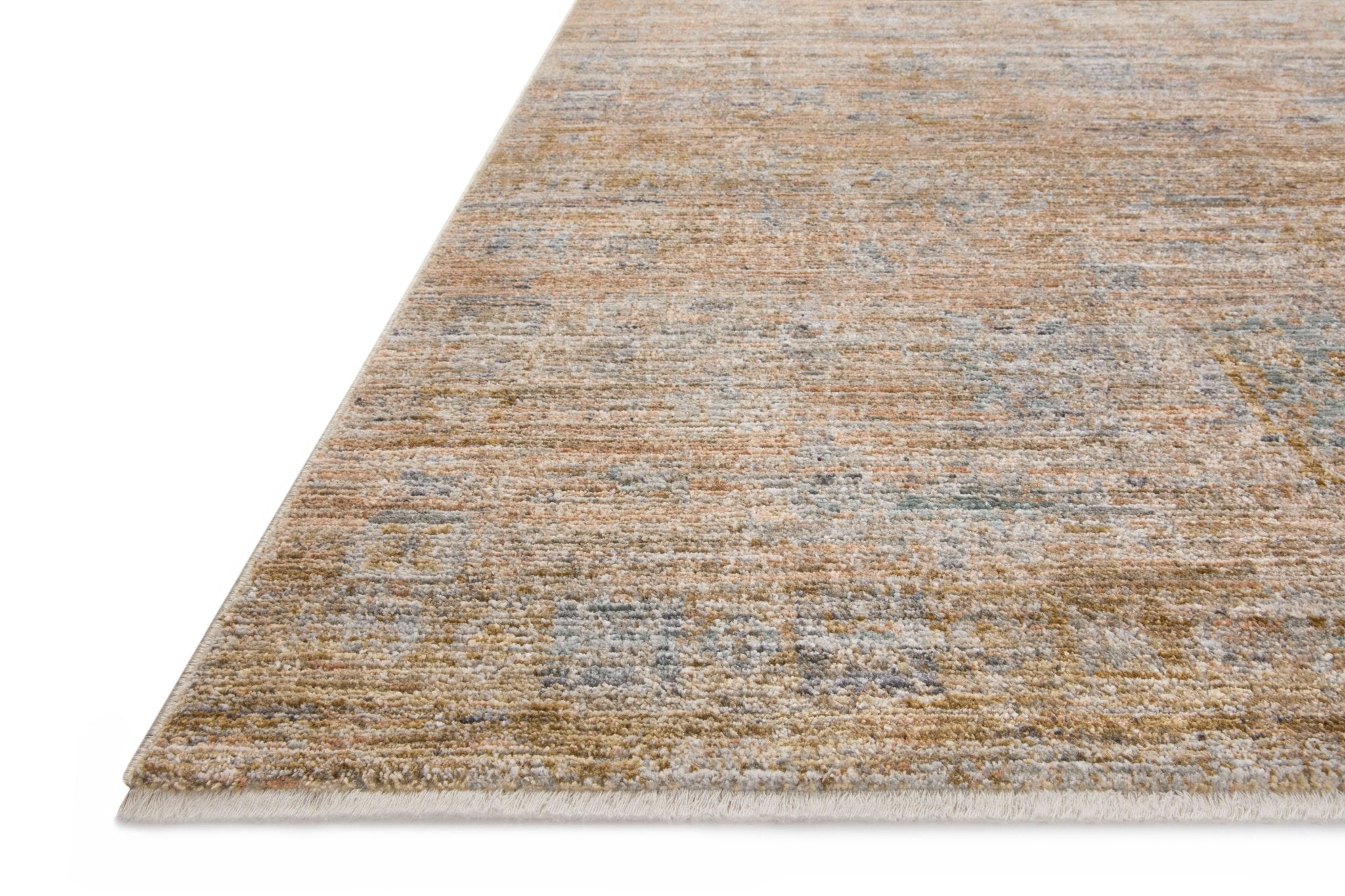 Jean Stoffer x Loloi Katherine Copper / Steel 11' - 6" x 15' - 7" Area Rug White Cliff Studio Area Rugs