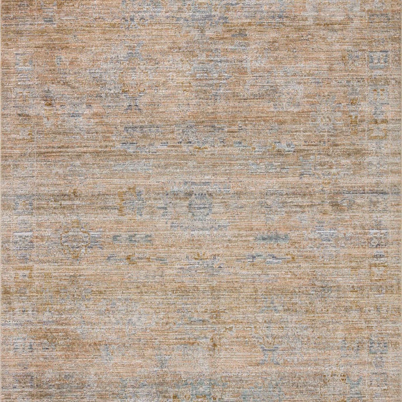 Jean Stoffer x Loloi Katherine Copper / Steel 11' - 6" x 15' - 7" Area Rug White Cliff Studio Area Rugs