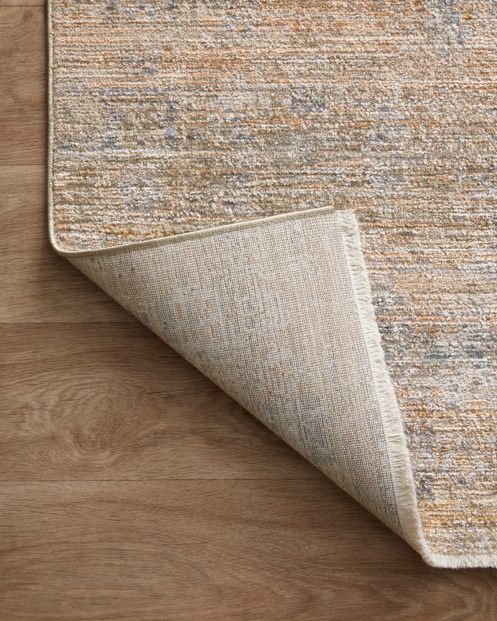 Jean Stoffer x Loloi Katherine Copper / Steel 11' - 6" x 15' - 7" Area Rug White Cliff Studio Area Rugs