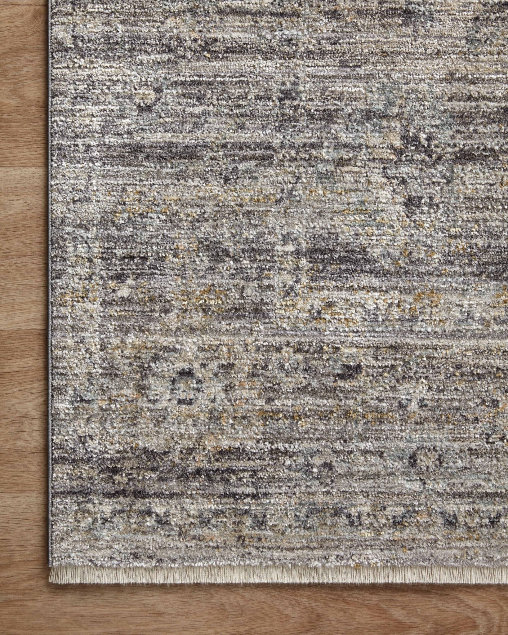 Jean Stoffer x Loloi Katherine Graphite / Jade 11' - 6" x 15' - 7" Area Rug White Cliff Studio Area Rugs