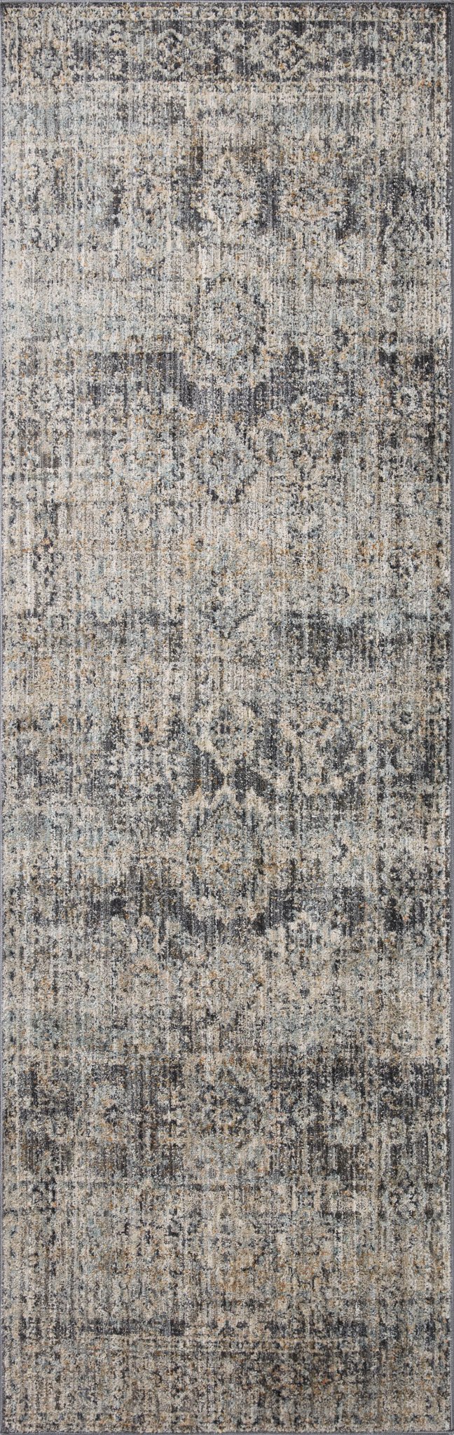 Jean Stoffer x Loloi Katherine Graphite / Jade 11' - 6" x 15' - 7" Area Rug White Cliff Studio Area Rugs