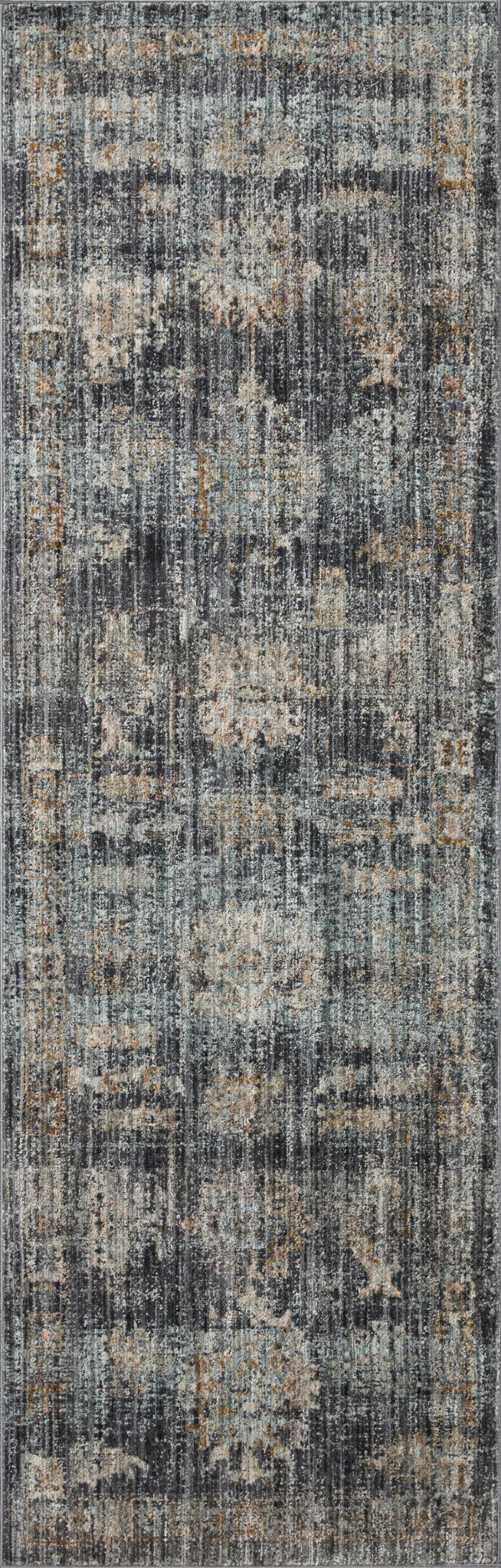 Jean Stoffer x Loloi Katherine Ink / Jade 11' - 6" x 15' - 7" Area Rug White Cliff Studio Area Rugs