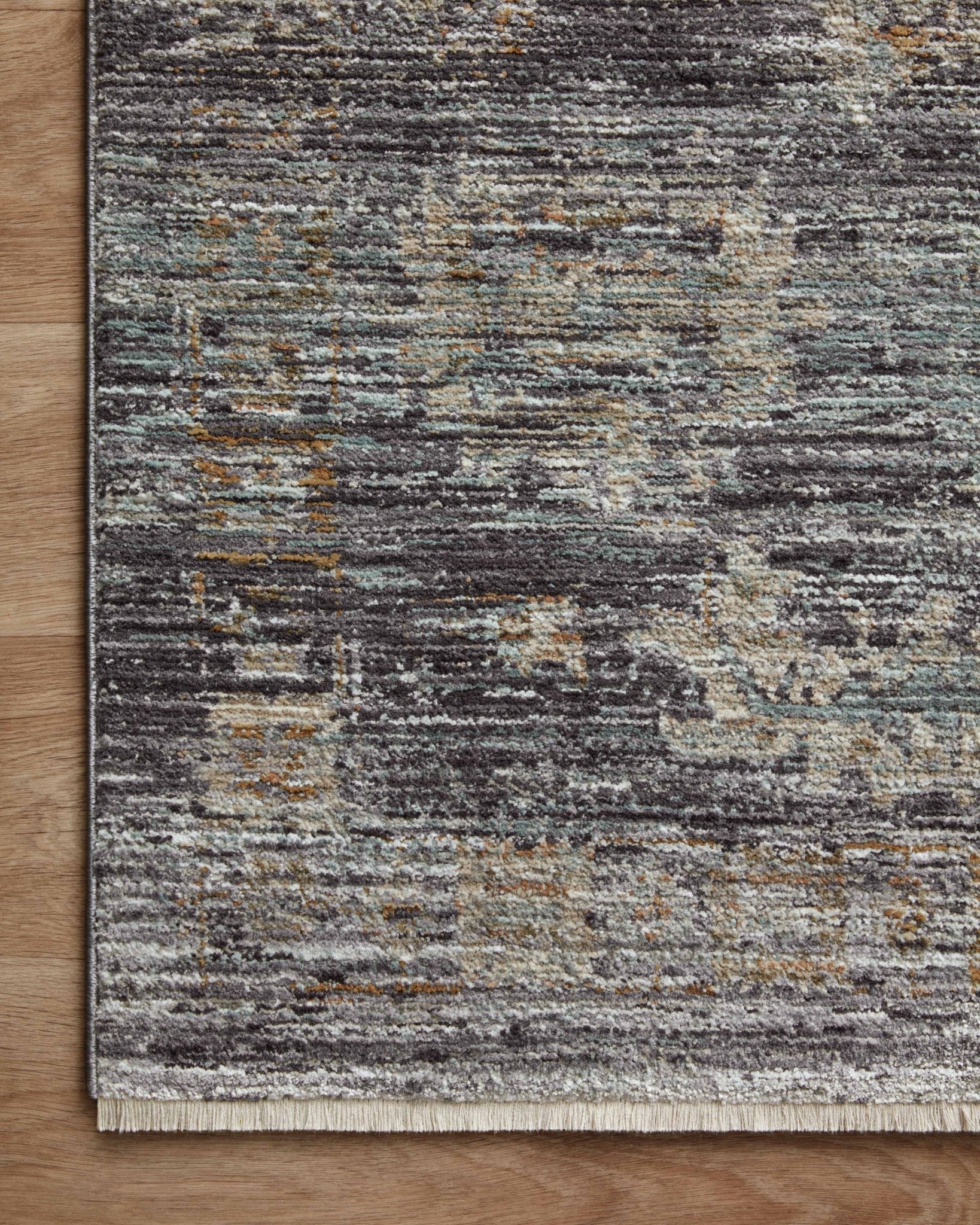 Jean Stoffer x Loloi Katherine Ink / Jade 11' - 6" x 15' - 7" Area Rug White Cliff Studio Area Rugs