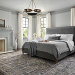Jean Stoffer x Loloi Katherine Midnight/ Tobacco 11' - 6" x 15' - 7" Area Rug White Cliff Studio Area Rugs