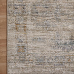 Jean Stoffer x Loloi Katherine Pebble / Ocean 11' - 6" x 15' - 7" Area Rug White Cliff Studio Area Rugs