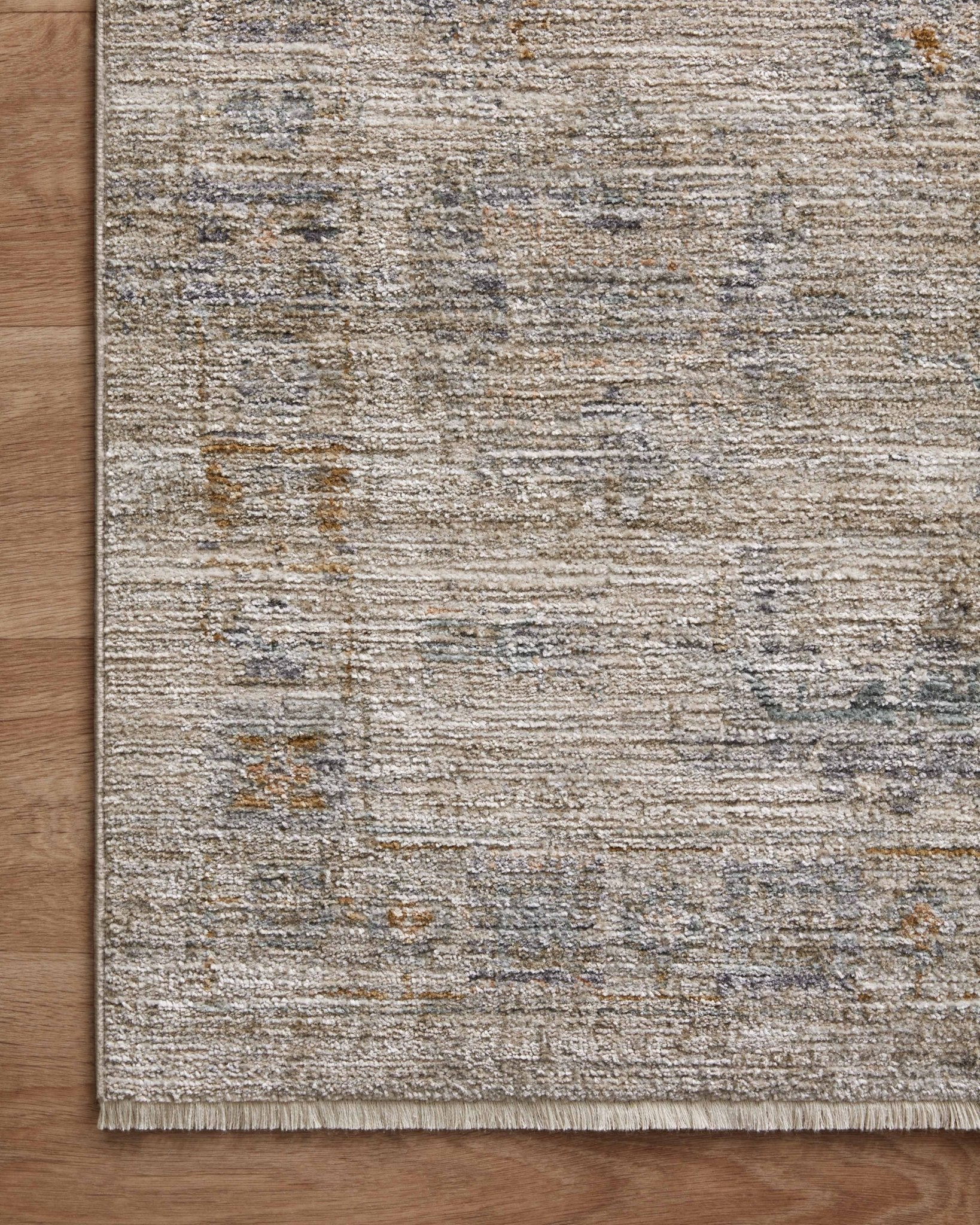 Jean Stoffer x Loloi Katherine Pebble / Ocean 11' - 6" x 15' - 7" Area Rug White Cliff Studio Area Rugs