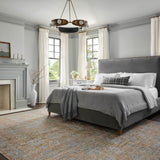 Jean Stoffer x Loloi Katherine Terracotta / Smoke 11' - 6" x 15' - 7" Area Rug White Cliff Studio Area Rugs
