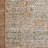 Jean Stoffer x Loloi Katherine Terracotta / Smoke 11' - 6" x 15' - 7" Area Rug White Cliff Studio Area Rugs