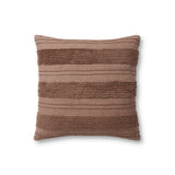 Jean Stoffer x Loloi Kristy Clay 18'' x 18'' Cover w/Down Pillow White Cliff Studio Throw Pillows